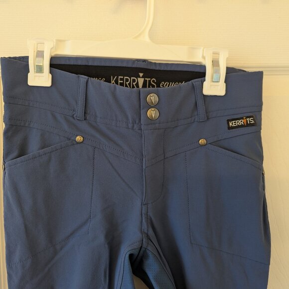 Kerrits GripTek Full Seat Riding Breech - Blue - Size S - Picture 4 of 7